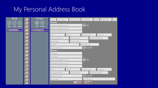 address book software with label printing